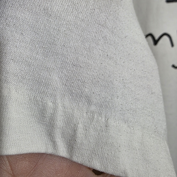 Vintage Hallmark Single Stitch White Tee I Love My Cat Paw Prints Womans Sz XL - Picture 8 of 11